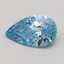 0.55 Ct. Fancy Vivid Blue Pear Lab Grown Diamond