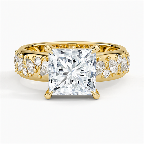Mosaic Olivetta Three-Quarter Coverage Diamond Ring