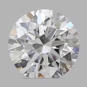 Round diamond — real photo