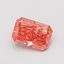 0.58 Ct. Fancy Vivid Pink Radiant Lab Grown Diamond