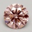 2.63 Ct. Fancy Intense Pink Round Lab Grown Diamond