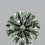 4.02 Ct. Fancy Vivid  Green Round Lab Grown Diamond