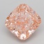 4.00 Ct. Fancy Intense  Pink Cushion Lab Grown Diamond