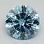 3.02 Ct. Fancy Vivid Blue Round Lab Grown Diamond