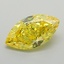 0.83 Ct. Fancy Vivid Yellow Marquise Lab Grown Diamond