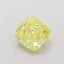 1.80 Ct. Fancy Vivid Yellow Cushion Lab Grown Diamond