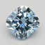1.04 Ct. Fancy Intense Blue Cushion Lab Grown Diamond
