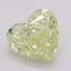 3.21 Ct. Fancy Yellow Heart Diamond