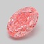 1.08 Ct. Fancy Vivid Pink Oval Lab Grown Diamond