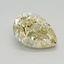 1.19 Ct. Fancy Yellow Pear Lab Grown Diamond