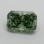 1.80 Ct. Fancy Vivid Green Radiant Lab Grown Diamond