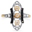 Edwardian Pearl Cocktail Ring