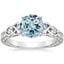 Platinum Aberdeen Celtic Diamond Ring, smalltop view