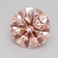 1.73 Ct. Fancy Intense Pink Round Lab Grown Diamond
