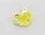1.09 Ct. Fancy Vivid Yellow Heart Lab Grown Diamond