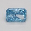 0.70 Ct. Fancy Vivid Blue Radiant Lab Grown Diamond