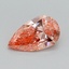 0.53 Ct. Fancy Vivid Pink Pear Lab Grown Diamond