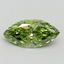 1.16 Ct. Fancy Vivid Green Marquise Lab Grown Diamond