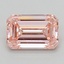 3.66 Ct. Fancy Intense  Pink Emerald Lab Grown Diamond