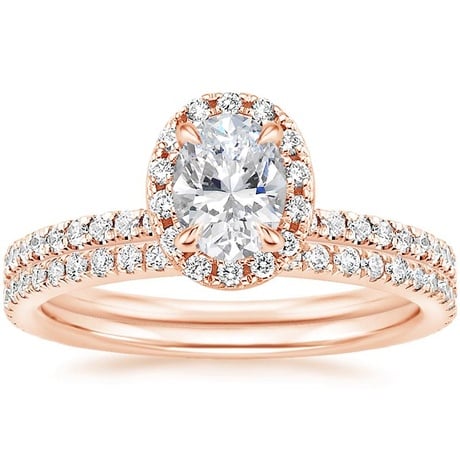 14K Rose Gold Waverly Diamond Bridal Set (2/3 ct. tw.)