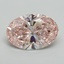 8.25 Ct. Fancy Intense Pink Oval Lab Grown Diamond