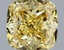 2.07 Ct. Fancy Vivid Yellow Cushion Lab Grown Diamond