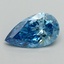 1.56 Ct. Fancy Vivid Blue Pear Lab Grown Diamond