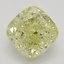 0.74 Ct. Fancy Yellow Cushion Diamond