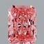 2.03 Ct. Fancy Vivid Pink Radiant Lab Grown Diamond