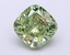 1.67 Ct. Fancy Vivid  Green Cushion Lab Grown Diamond