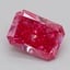1.25 Ct. Fancy Vivid  Pink Radiant Lab Grown Diamond