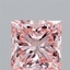 2.82 Ct. Fancy Vivid Pink Princess Lab Grown Diamond