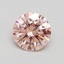 1.30 Ct. Fancy Intense Pink Round Lab Grown Diamond