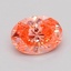0.34 Ct. Fancy Vivid  Pink Oval Lab Grown Diamond