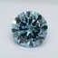 3.00 Ct. Fancy Vivid Blue Round Lab Grown Diamond