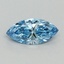 0.54 Ct. Fancy Vivid Blue Marquise Lab Grown Diamond