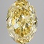 5.06 Ct. Fancy Intense  Yellow Oval Lab Grown Diamond
