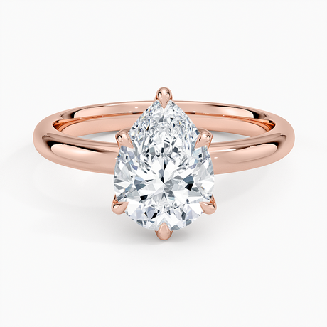 14K Rose Gold Esme 2.5mm Solitaire Ring