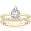 18K Yellow Gold Haven Diamond Ring with Luxe Versailles Diamond Ring (1/2 ct. tw.)