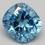 2.34 Ct. Fancy Vivid Blue Cushion Lab Grown Diamond