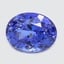 9.1x7.0mm  Bi-Color  Oval   Tanzanite