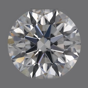 Round diamond — real photo