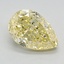 1.64 Ct. Fancy Intense Yellow Pear Lab Grown Diamond