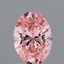 1.01 Ct. Fancy Vivid Pink Oval Lab Grown Diamond