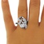 The Lyanna Ring, smalltop view on a hand