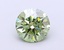 1.17 Ct. Fancy Vivid  Green Round Lab Grown Diamond