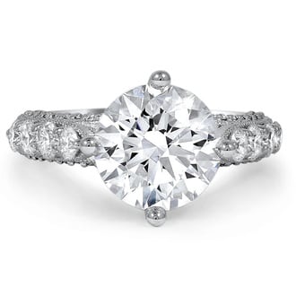 Custom Luxe Heirloom Diamond Ring
