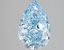 2.09 Ct. Fancy Vivid Blue Pear Lab Grown Diamond