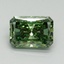 2.1 Ct. Fancy Vivid Green Radiant Lab Grown Diamond