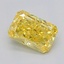 1.04 Ct. Fancy Yellow Radiant Lab Grown Diamond